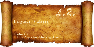 Lugosi Robin névjegykártya